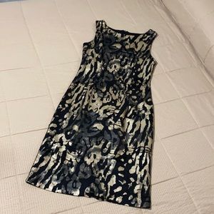 Black and cream dress. Size 4. Only worn once